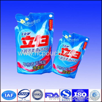 3 Sides Seal Washing Powdered Bag With Tear Notch 